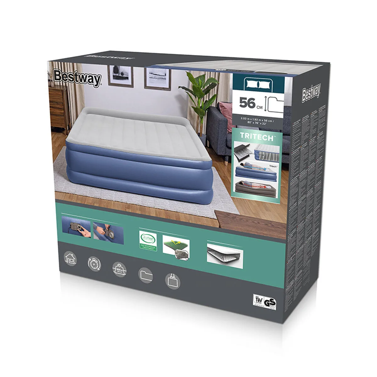 bestway lit double avec moteur 203x193x56 cm gonflable et camping 67692 d140057423. Diaytar capitalise sur la diversité : notre force est de vous offrir un choix immense sans jamais sacrifier la qualité