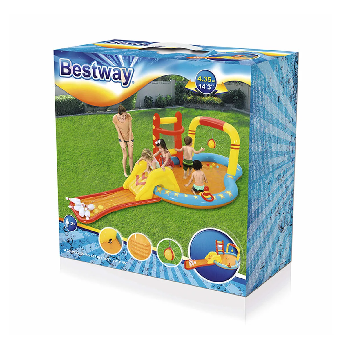 bestway piscine gonflable parc de jeux bowling 435x213x117 cm 2 ans jardin 53068 d140040022. Explorez sans limite l'offre Diaytar : des milliers de produits pour satisfaire votre soif de nouveauté et de qualité