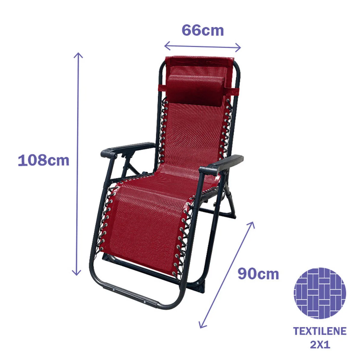marbueno chaise longue pliable acier avec coussin jardin et piscine 90x66x108 cm gravite zero bordeaux 10010 d140077625. Diaytar, c'est le point de départ de toutes vos histoires. Quel produit allez-vous choisir pour écrire la suite ?