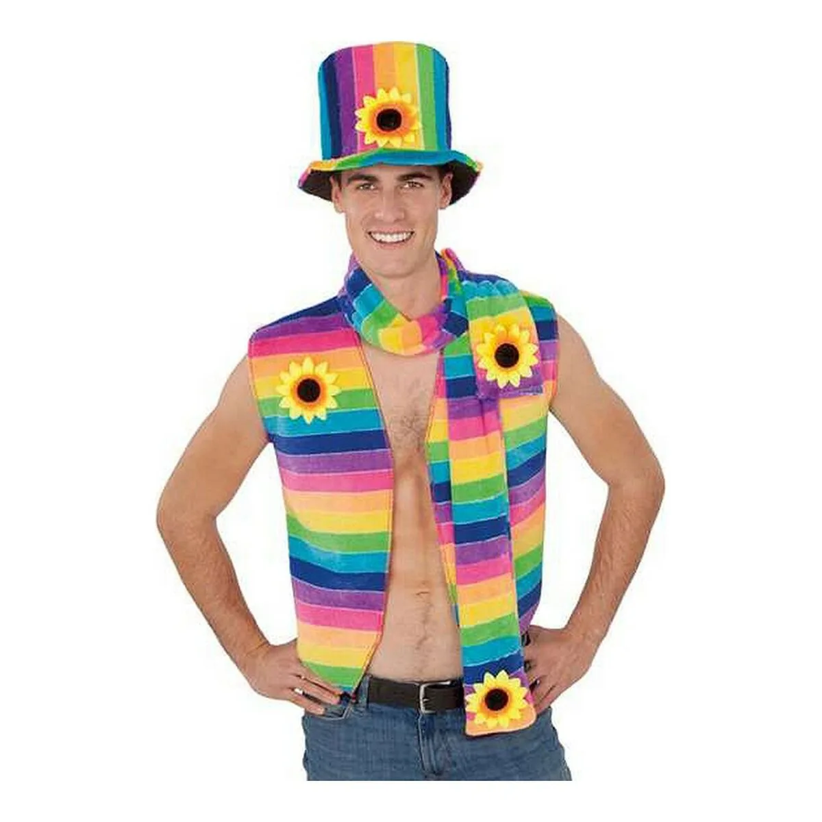 Accessoires de costumes my other me multicouleur arc en ciel s 59 cm 155 x 10 cm chapeau echarpe s242012733. Bienvenue dans le futur du shopping. Diaytar utilise la data pour anticiper vos besoins, mais garde la magie de la surprise.