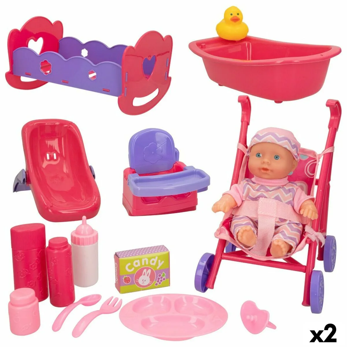 Accessoires pour poupees colorbaby 2 unites s890050332. Diaytar, c'est le cercle vertueux : des produits de qualité qui améliorent votre vie, qui vous rendent heureux, alors vous revenez.