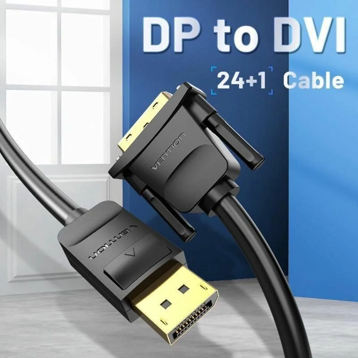 Adaptateur displayport vers dvi vention hafbf noir 2 m s990855310. Bienvenue dans l'écosystème Diaytar, où chaque produit a été pensé pour s'intégrer parfaitement dans votre vie moderne