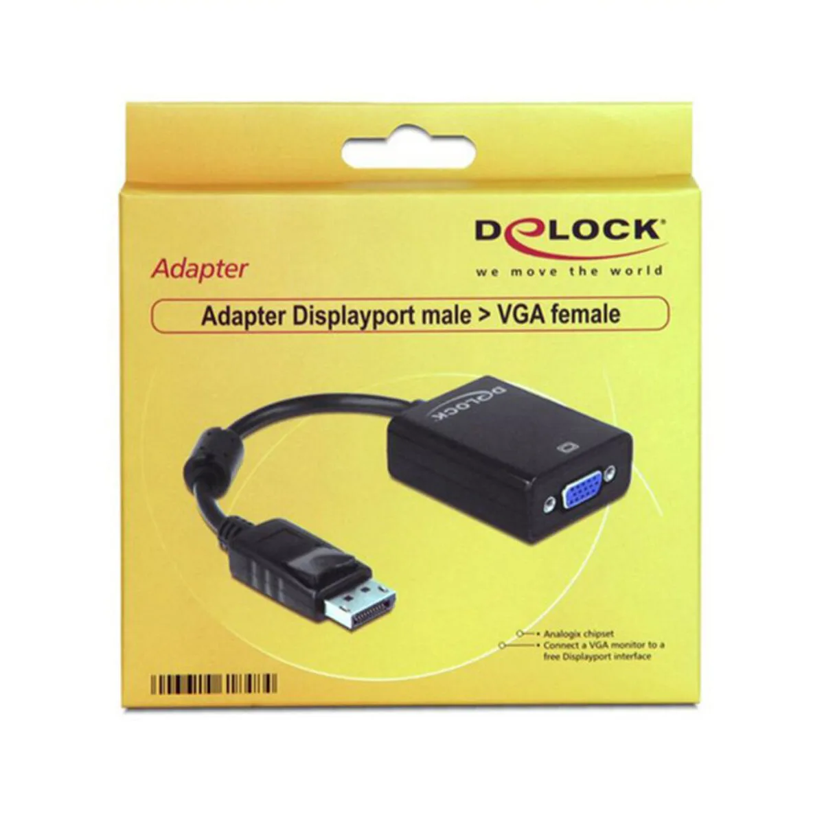 Adaptateur displayport vers vga delock 61848 noir s022092071. Explorez sans limite l'offre Diaytar : des milliers de produits pour satisfaire votre soif de nouveauté et de qualité