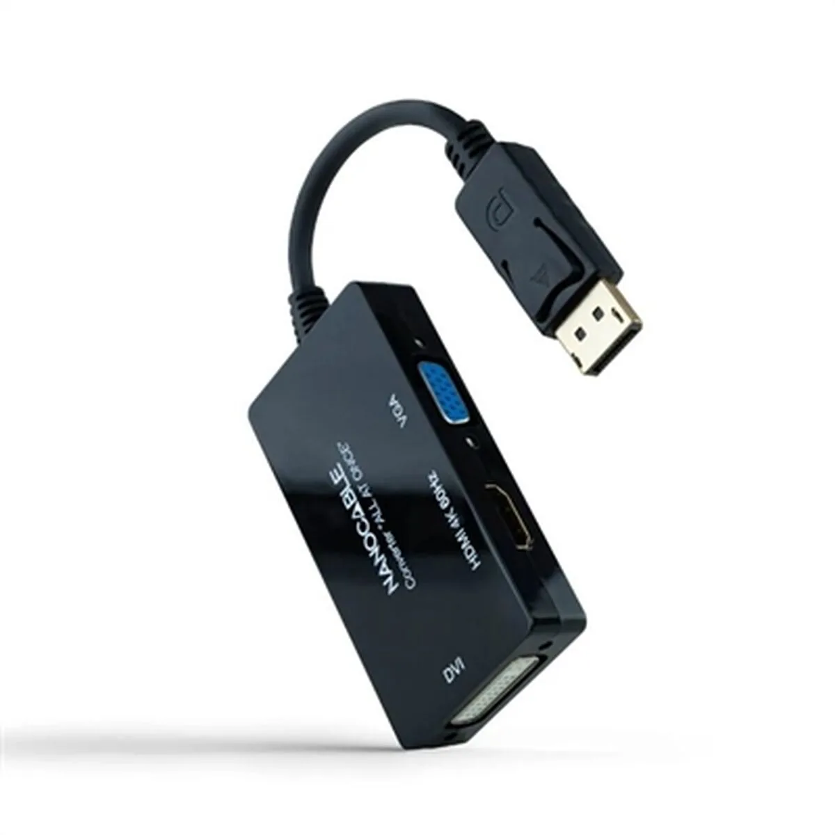 Adaptateur displayport vers vga dvi hdmi nanocable 10 16 3301 all noir 20 cm s990483474. La qualité Diaytar : un engagement, une promesse, une satisfaction garantie.