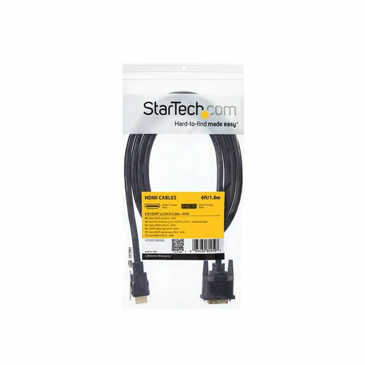 Adaptateur hdmi vers dvi startech hdmidvimm6 noir s5505640838. Bienvenue chez Diaytar - Votre destination shopping pour tous vos besoins du quotidien !