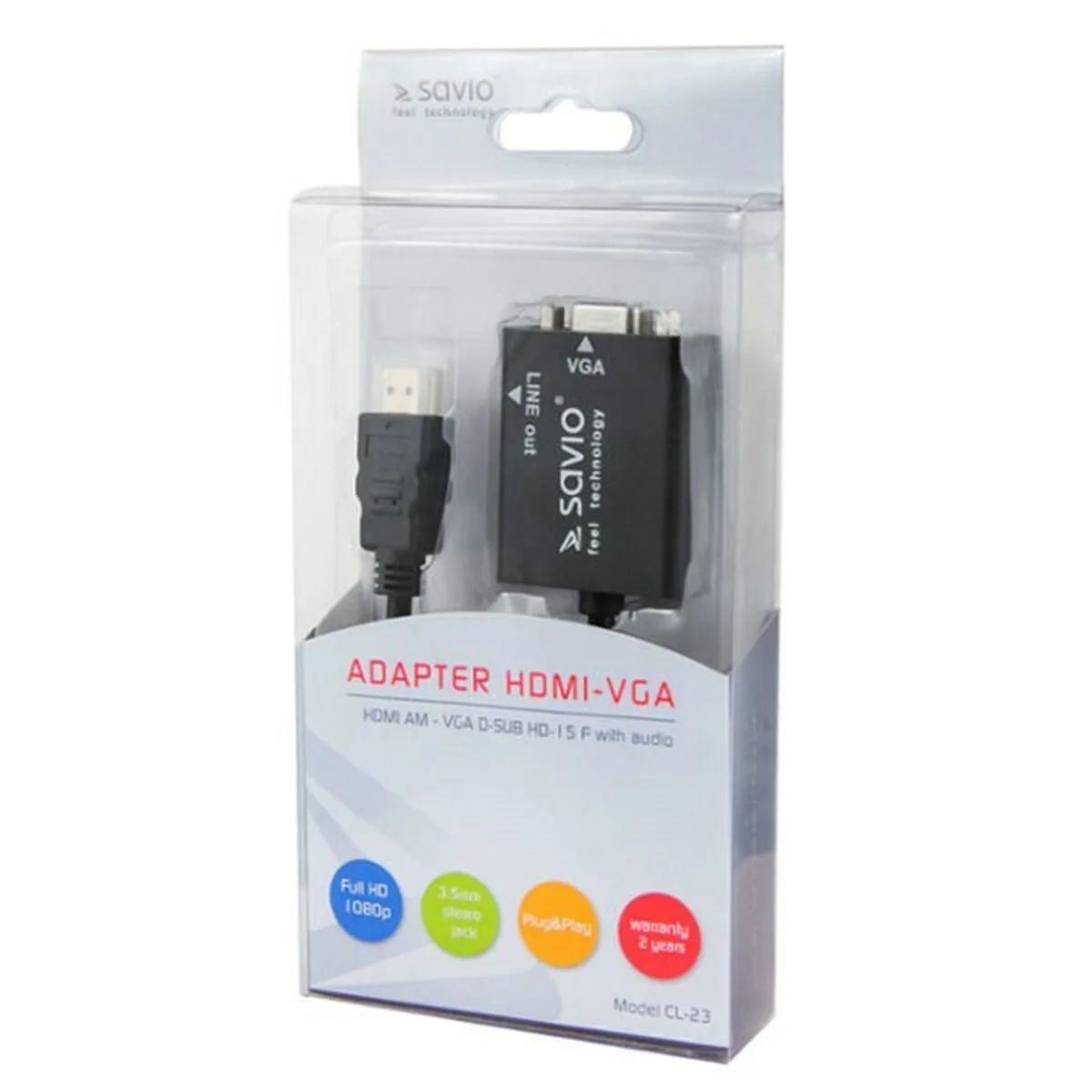 Adaptateur hdmi vers vga savio cl 23 noir s910474913. Diaytar révolutionne votre expérience d'achat en ligne avec une curation unique de produits tendance, high-tech et lifestyle