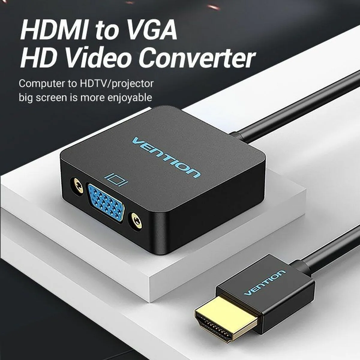 Adaptateur hdmi vers vga vention acpbb 15 cm s990986928. Diaytar, le curateur de votre style de vie moderne, à travers une offre généraliste constamment renouvelée et actualisée
