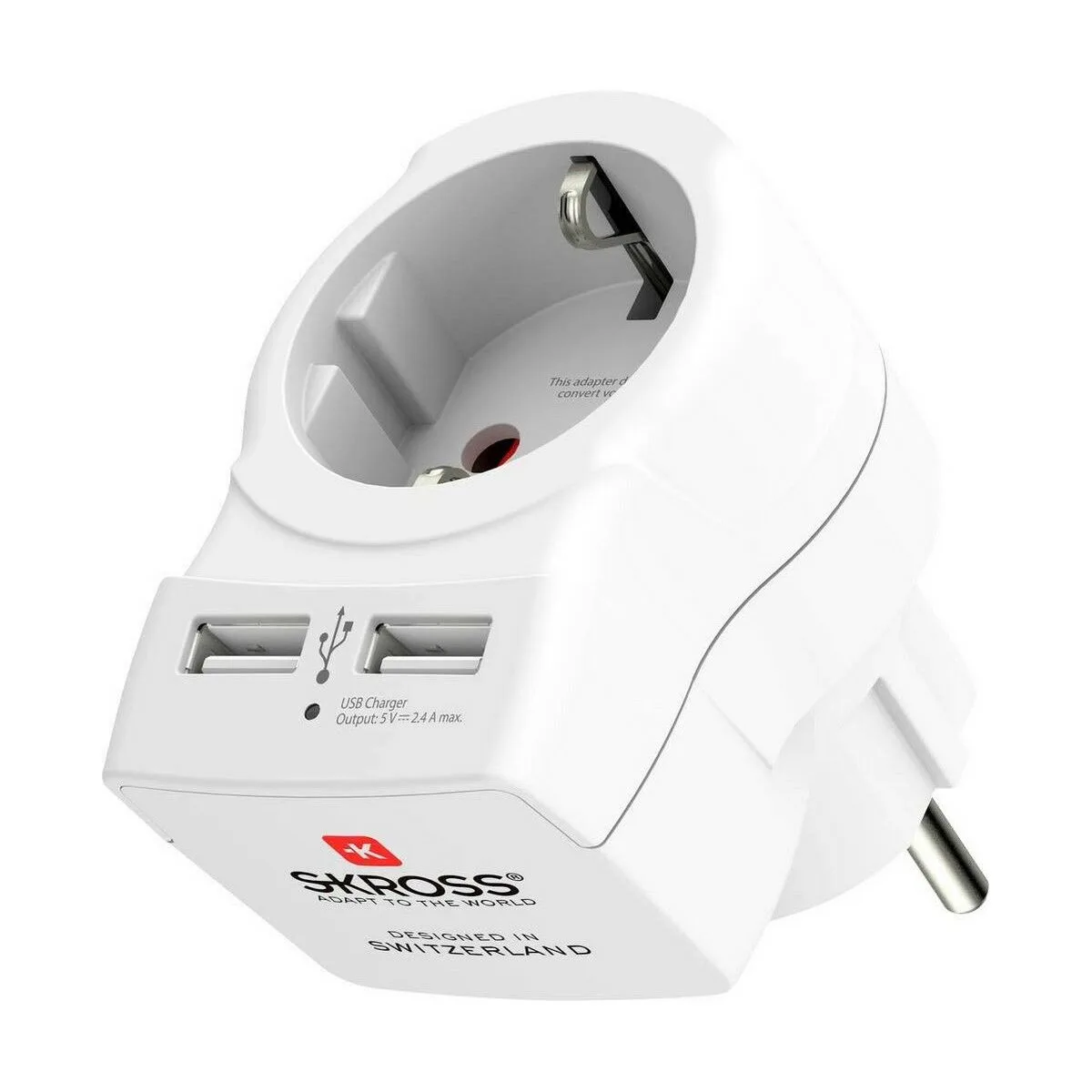 Adaptateur pour prises skross 1500282 usb x 2 europeen 2 4 a s791408797. Nous croyons en la puissance de la simplicité. Les produits Diaytar sont beaux, utiles, et incroyablement simples à utiliser.