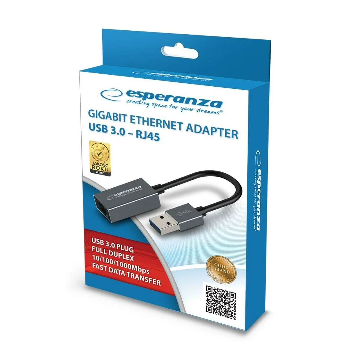 Adaptateur usb vers ethernet esperanza ena101 18 cm s913597958. Diaytar, c'est l'histoire d'une passion pour les bons produits, quels qu'ils soient, et du désir de les partager avec vous