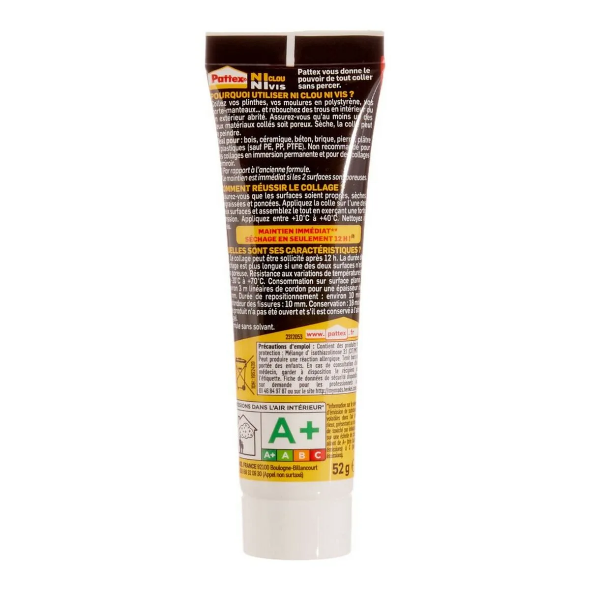 Adhesif de montage pattex 1952439 52 g s710829980. Notre mission : éradiquer le superflu pour ne vous proposer que l'essentiel... mais en beaucoup plus stylé. Bienvenue chez Diaytar.