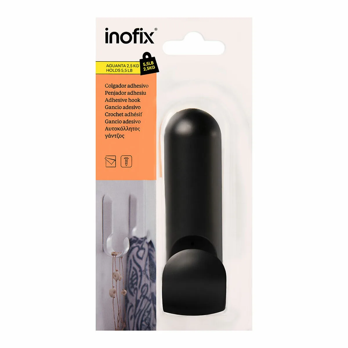 Affichette de poignee de porte inofix atlas noir 2 5 kg adhesif s792888322. Diaytar : Votre destination shopping en ligne pour découvrir les dernières tendances et produits généraux soigneusement sélectionnés