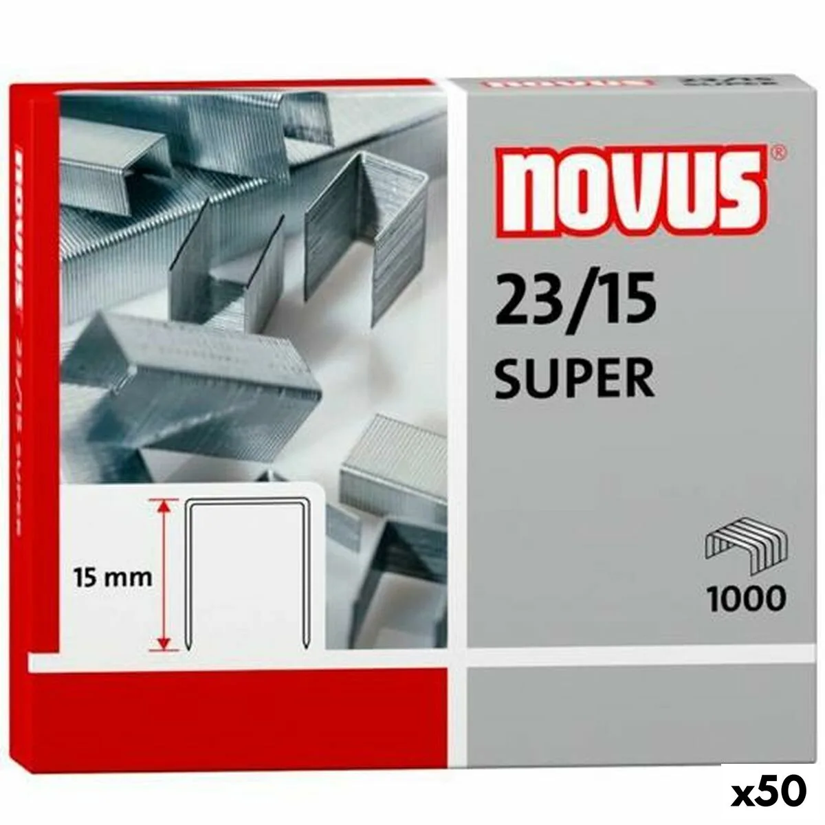 Agrafes novus 1000 pieces 23 15 50 unites s842500983. Découvrez l'univers Diaytar - Des milliers de produits sélectionnés avec soin pour vous.