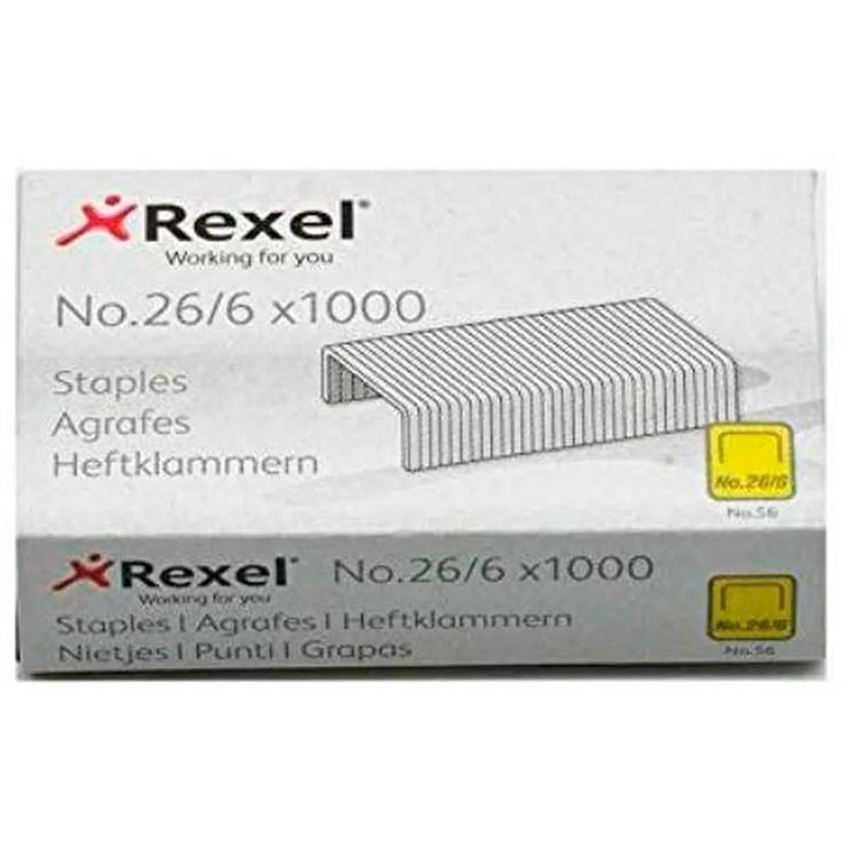Agrafes rexel 1000 pieces 26 6 20 unites s842516019. Diaytar, c'est la promesse tenue d'un e-commerce où l'émerveillement devant un produit simple est encore possible.