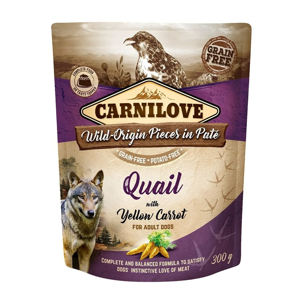 Alimentation humide carnilove dog pouch quail yellow carrot 300 g s9111634912. Notre mission chez Diaytar : démocratiser l'accès aux produits extraordinaires, sans rogner sur le design ou la qualité.