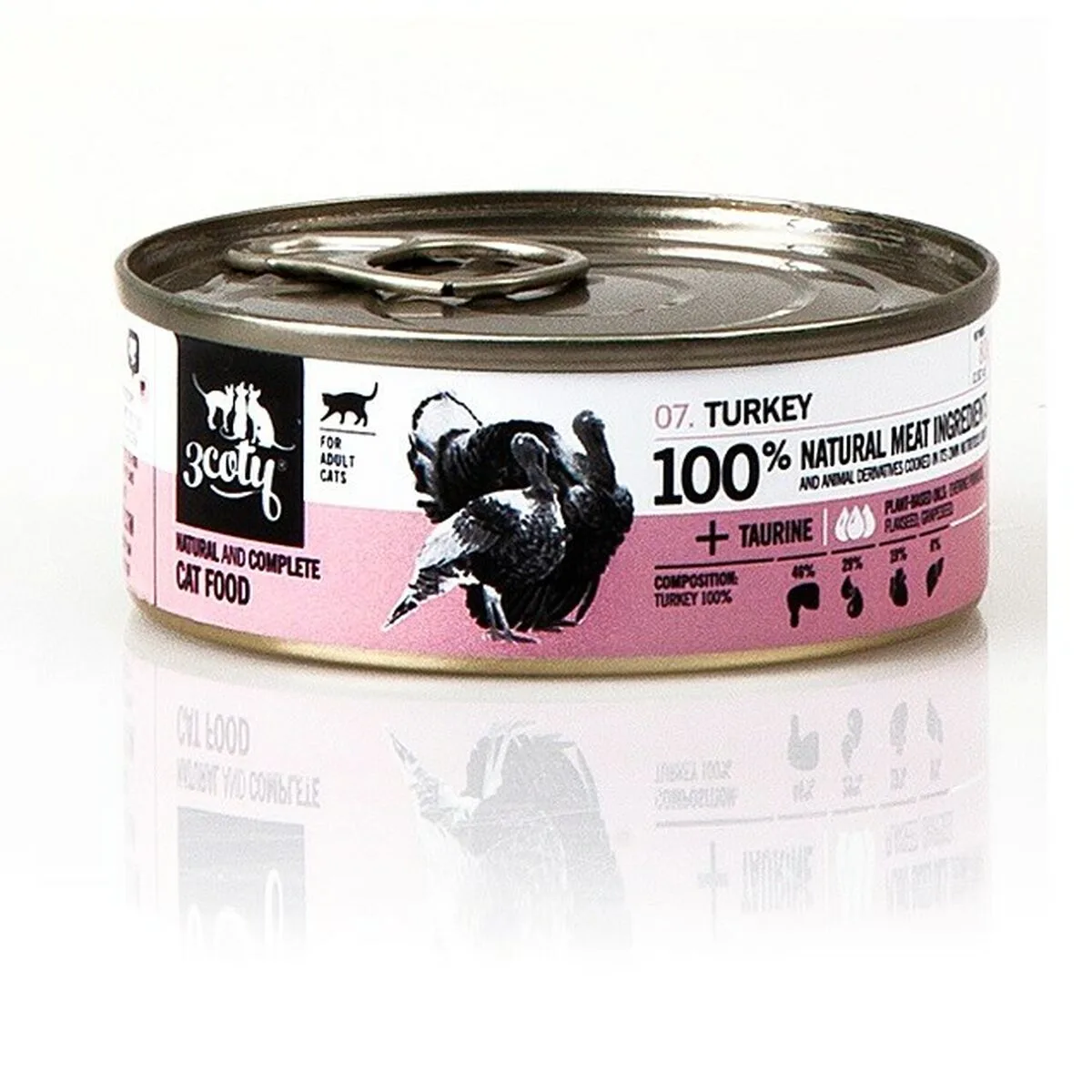 Aliments pour chat 3coty dinde 80 g s9112058569. Diaytar, une vision du shopping en ligne où chaque catégorie de produits, de la high-tech au généraliste, est traitée avec excellence