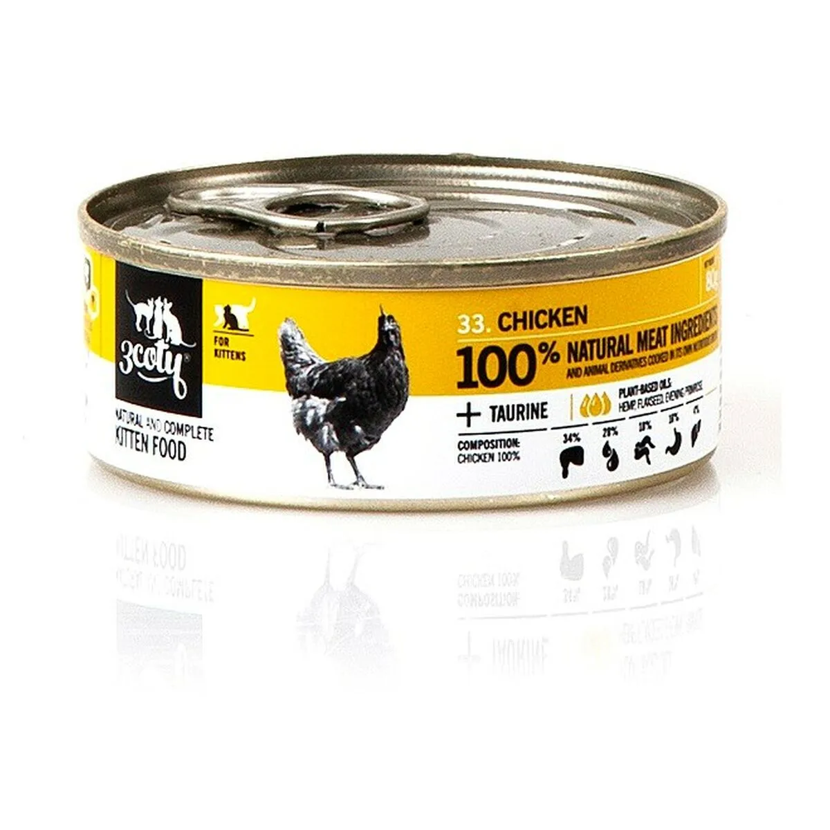Aliments pour chat 3coty poulet 80 g s9112059985. Diaytar : Parce que vous méritez le meilleur, nous sélectionnons l'excellence.