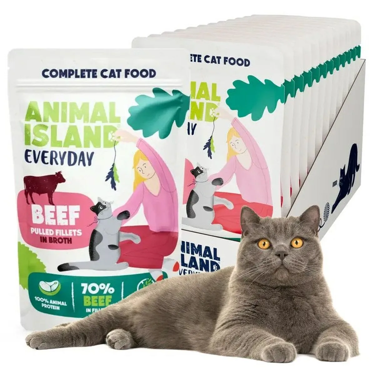Aliments pour chat animal island beef viande de boeuf 12 x 85 g s9110725692. Diaytar : La boutique qui réunit qualité, tendance et prix accessibles sous un même toit.