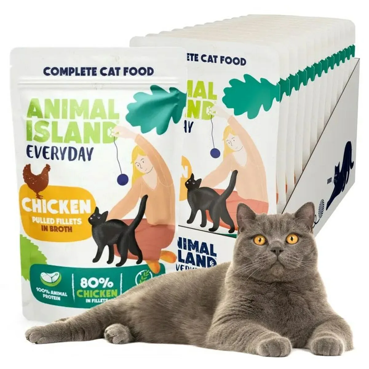 Aliments pour chat animal island poulet 12 x 85 g s9110913227. Chez Diaytar, nous ne vendons pas que des produits, nous proposons des solutions, du rêve et un peu de magie au quotidien