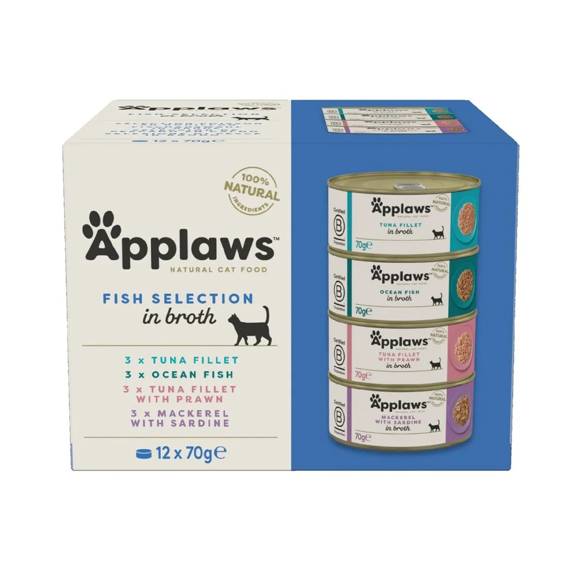 Aliments pour chat applaws fish selection multipack in broth poisson 70 l s9111834386. C'est officiel : Diaytar devient votre nouvelle addiction shopping. Des produits si bons, vous ne voudrez plus vous arrêter.