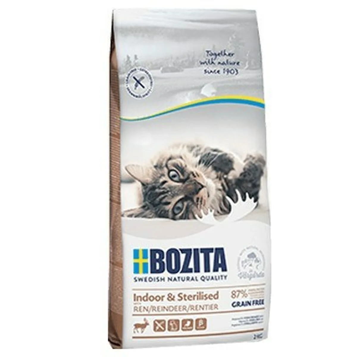 Aliments pour chat bozita indoor sterilised poulet renne 2 kg s9110285199. Bienvenue dans l'ère du shopping conscient. Diaytar privilégie des produits avec une éthique et un impact positif.