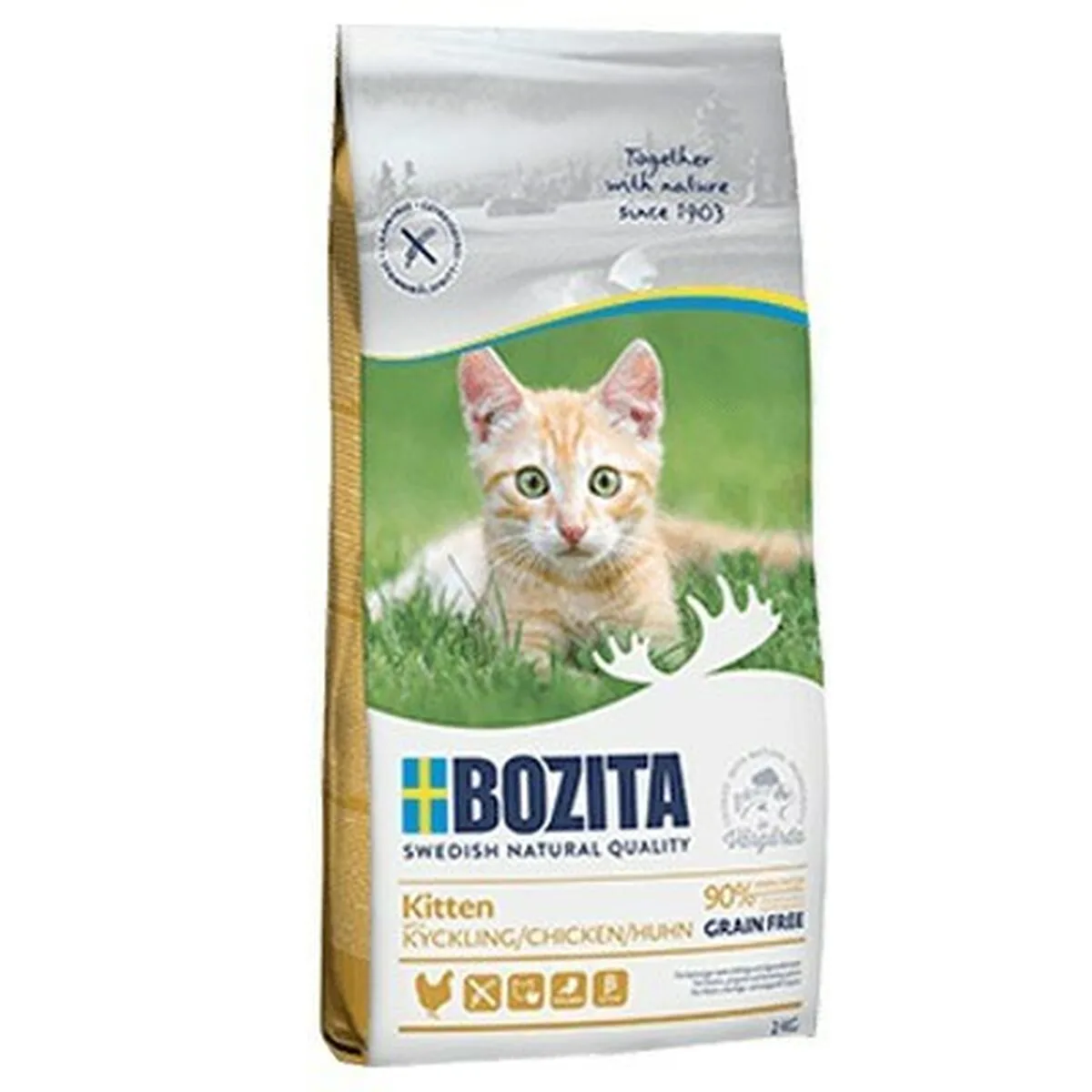 Aliments pour chat bozita kitten grain poulet 2 kg s9110238880. Notre équipe chez Diaytar est une brigade de passionnés, toujours en chasse pour dénicher la perle rare qui vous fera vibrer.
