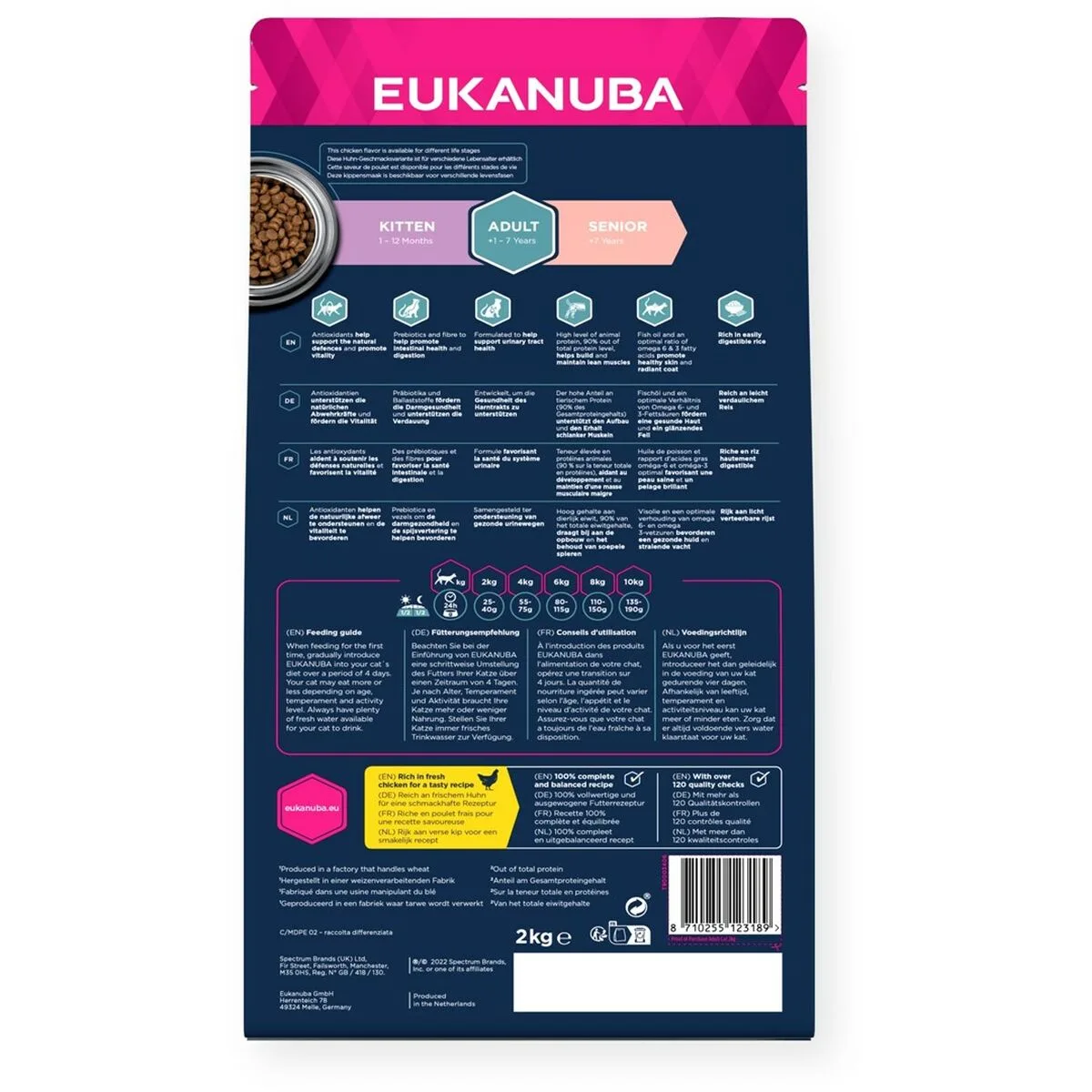 Aliments pour chat eukanuba adult chicken poulet 2 kg s9109912726. Bienvenue sur Diaytar, la plateforme qui a réussi le pari de rendre le shopping généraliste aussi excitant que la mode.
