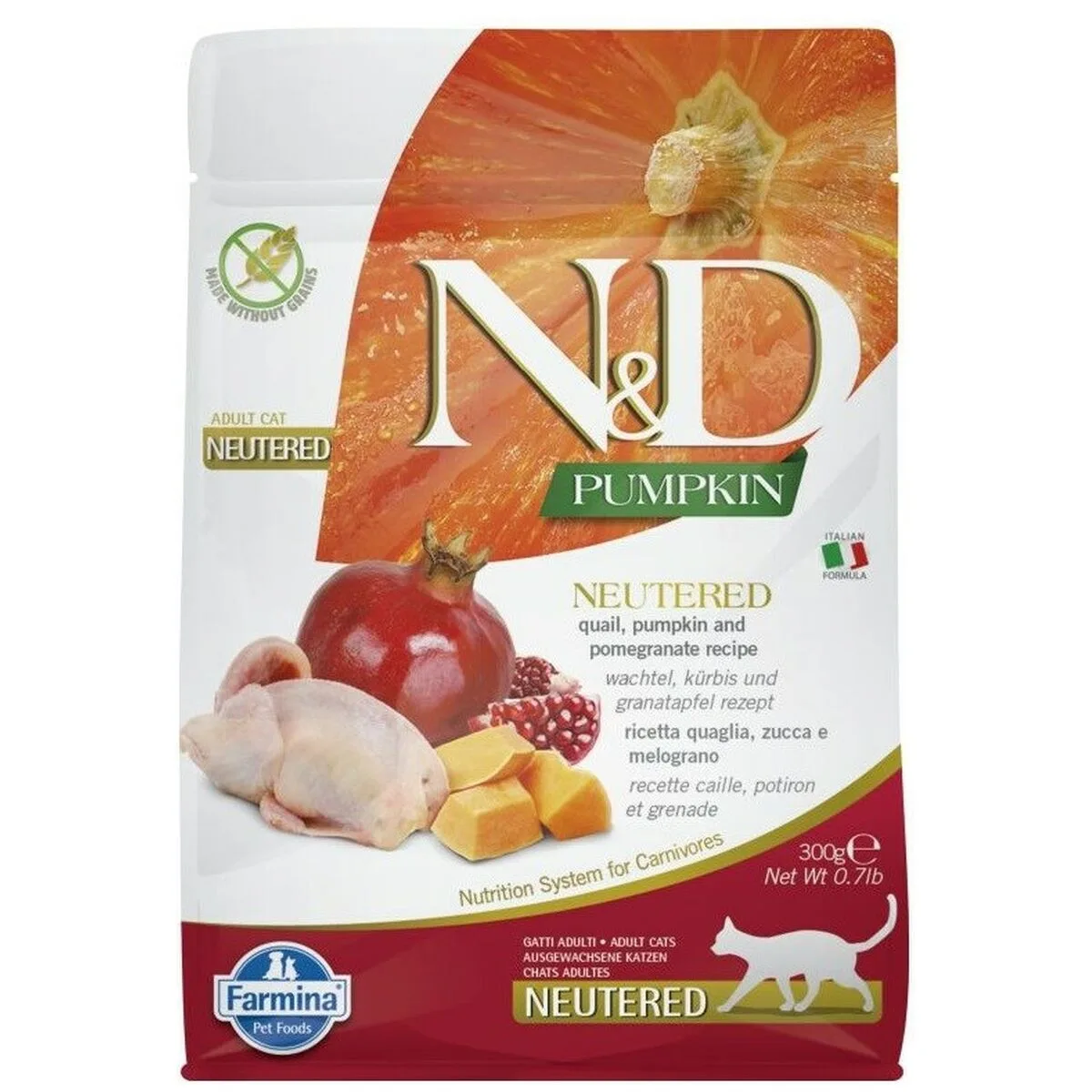 Aliments pour chat farmina n d adulte grenade citrouille 300 g s910860539. Diaytar, c'est la promesse de découvrir au moins un produit qui vous fera dire 'Mais où était-il donc tout ce temps ?'.