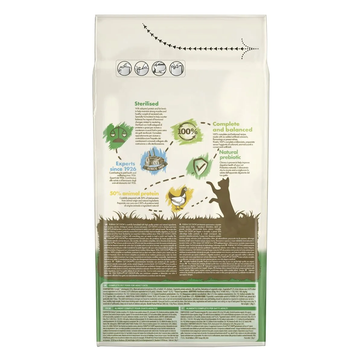 Aliments pour chat purina cat chow sterilised adulte poulet 1 5 kg s912419418 Aliments pour chat purina cat chow sterilised adulte poulet 1 5 kg s912419418. Nous avons infusé Diaytar avec une dose massive de passion pour le produit. Contagieux : vous allez l'attraper.