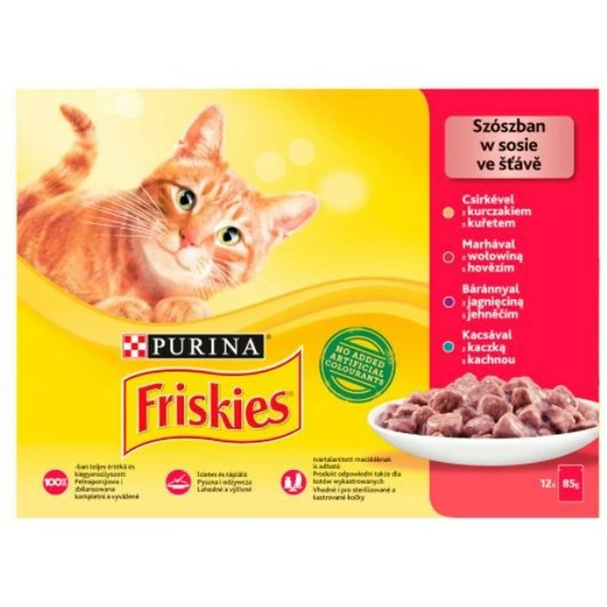 Aliments pour chat purina friskies mix poulet veau agneau canard 12 x 85 g s911096141. Diaytar Fashion : Soyez à la pointe de la mode avec nos collections exclusives.