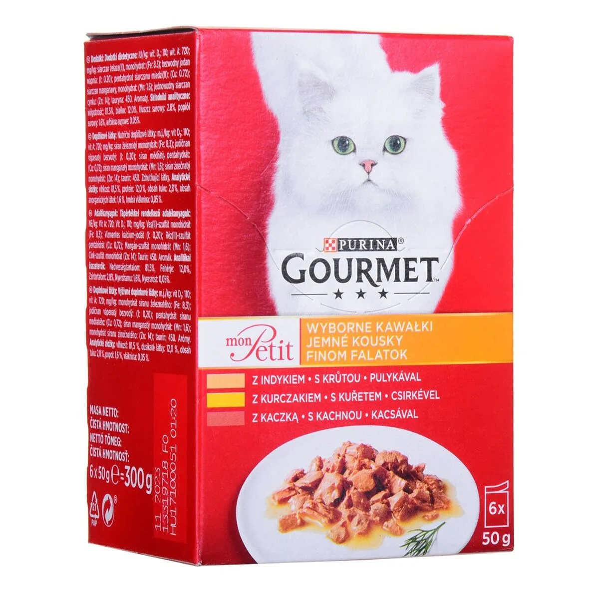 Aliments pour chat purina gourmet poulet dinde canard 6 x 50 g s911095666. Notre raison d'être : vous faire économiser le plus précieux des resources : votre temps. Bienvenue sur Diaytar, les produits triés sur le volet.
