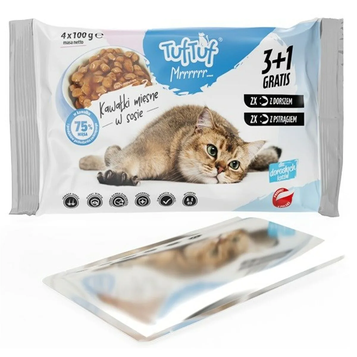 Aliments pour chat tuftuf poisson 4 x 100 g s9112337582. Votre foyer mérite le style et le confort des produits Diaytar Home.