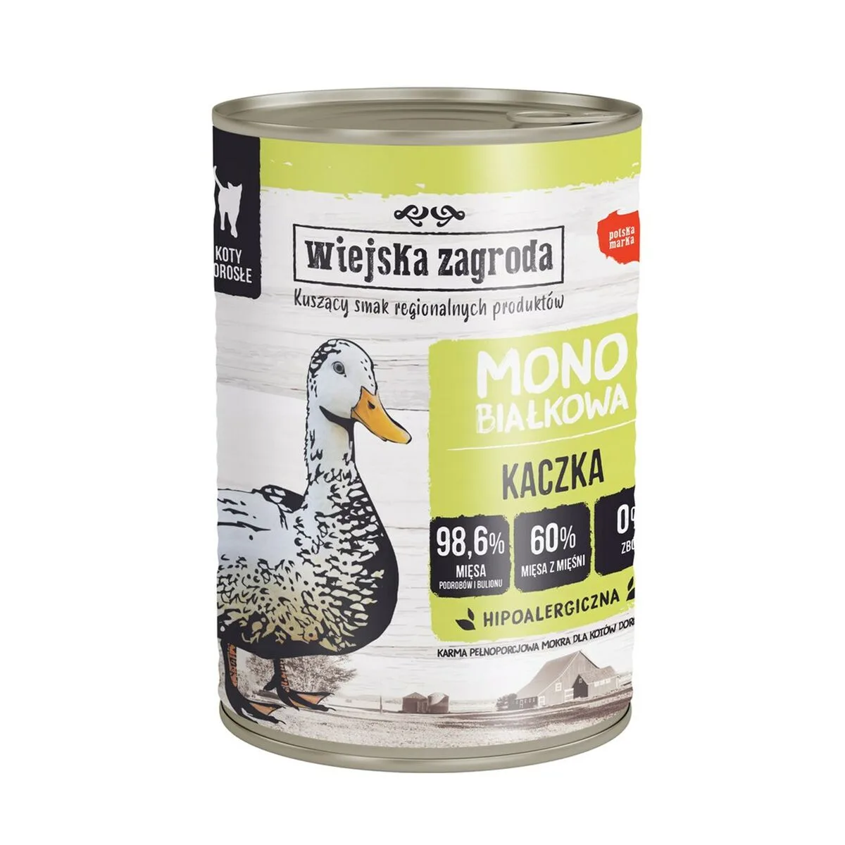 Aliments pour chat wiejska zagroda monoprotein duck 400 g s9110473335. Diaytar incarne le renouveau du commerce en ligne : authentique, engagé et résolument tourné vers l'avenir.