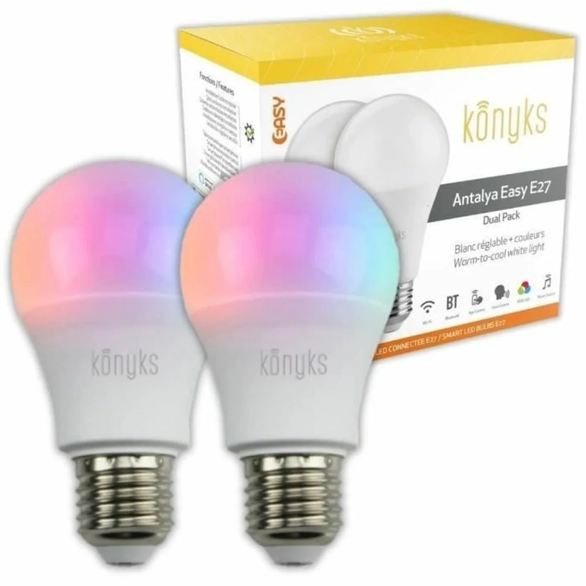 Ampoule a puce konyks e27 blanc f 2700 k 6500 k s7100143539. Bienvenue chez Diaytar - Votre destination shopping pour tous vos besoins du quotidien !