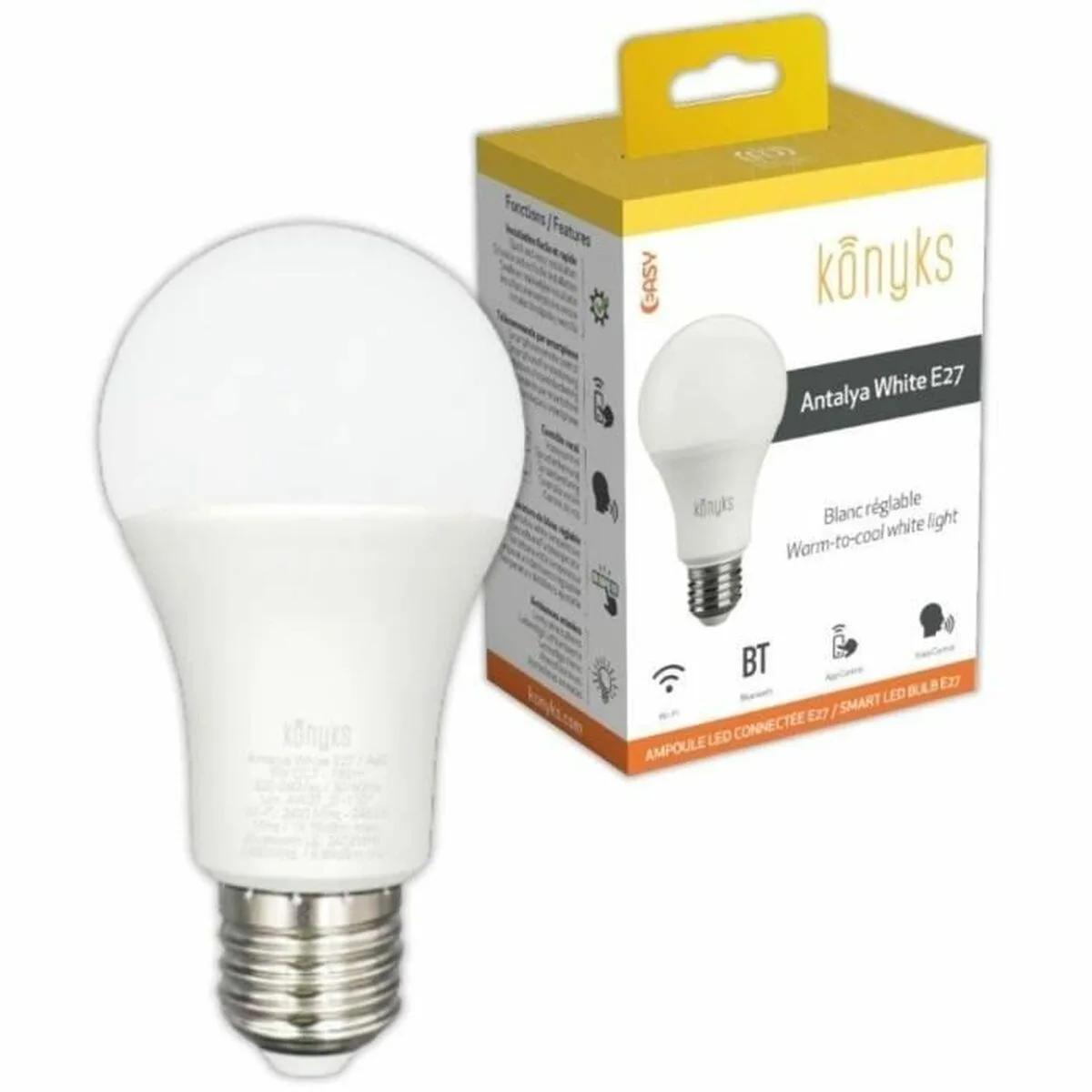 Ampoule a puce konyks e27 blanc f e27 6500 k 1 unite s7100143868. Diaytar, c'est l'évidence que quand on aime les produits, on ne compte pas. On les collectionne. À vous de jouer.