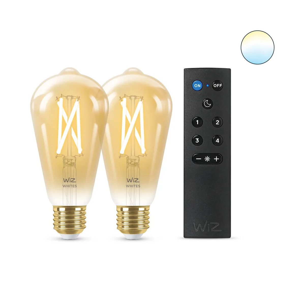 Ampoule a puce wiz st64 e27 50 w multicouleur dore 7 w 640 lm 2 unites s713809019. Nous sommes les storytellers du produit ordinaire devenu extraordinaire. Bienvenue dans le récit Diaytar.