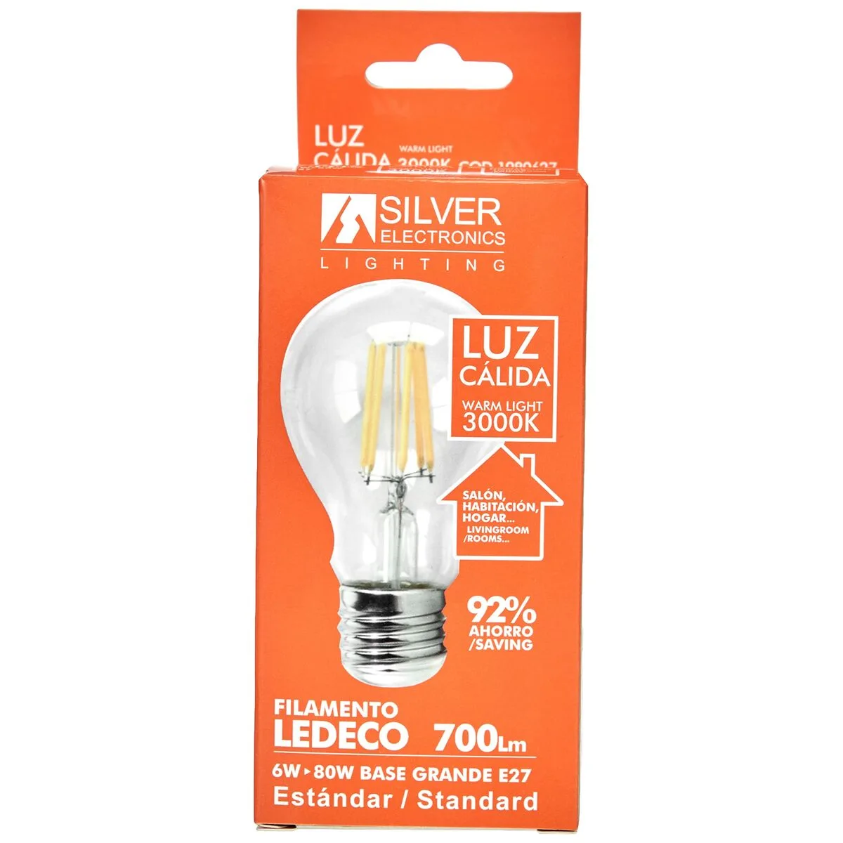 Ampoule led spherique silver electronics 1980627 e27 6w 3000k a lumiere chaude s042421580. Diaytar - L'art de bien vivre commence ici. Découvrez nos collections exclusives.