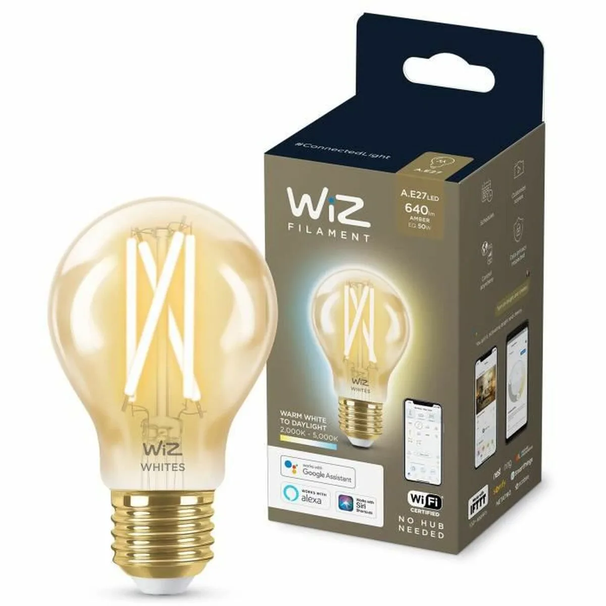 Ampoule wiz multicouleur dore f 7 w 50 w e27 s713811151. Bienvenue dans l'ère du shopping conscient. Diaytar privilégie des produits avec une éthique et un impact positif.