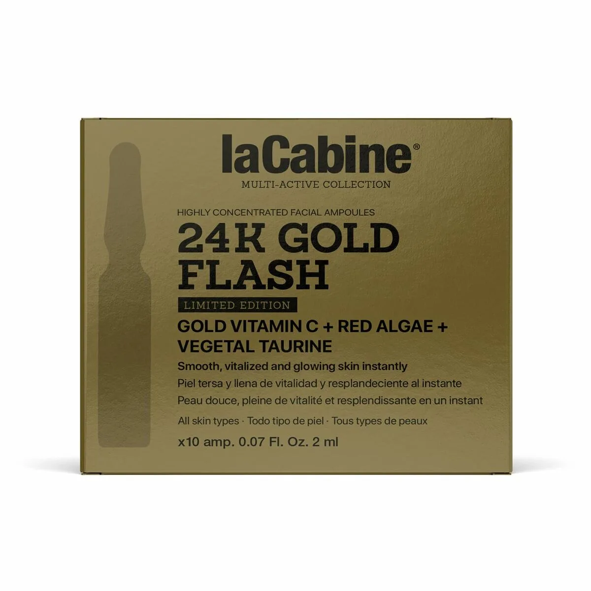 Ampoules lacabine 24k gold flash 2 ml 10 unites s0514229248. L'excellence à portée de clic avec la boutique en ligne Diaytar.