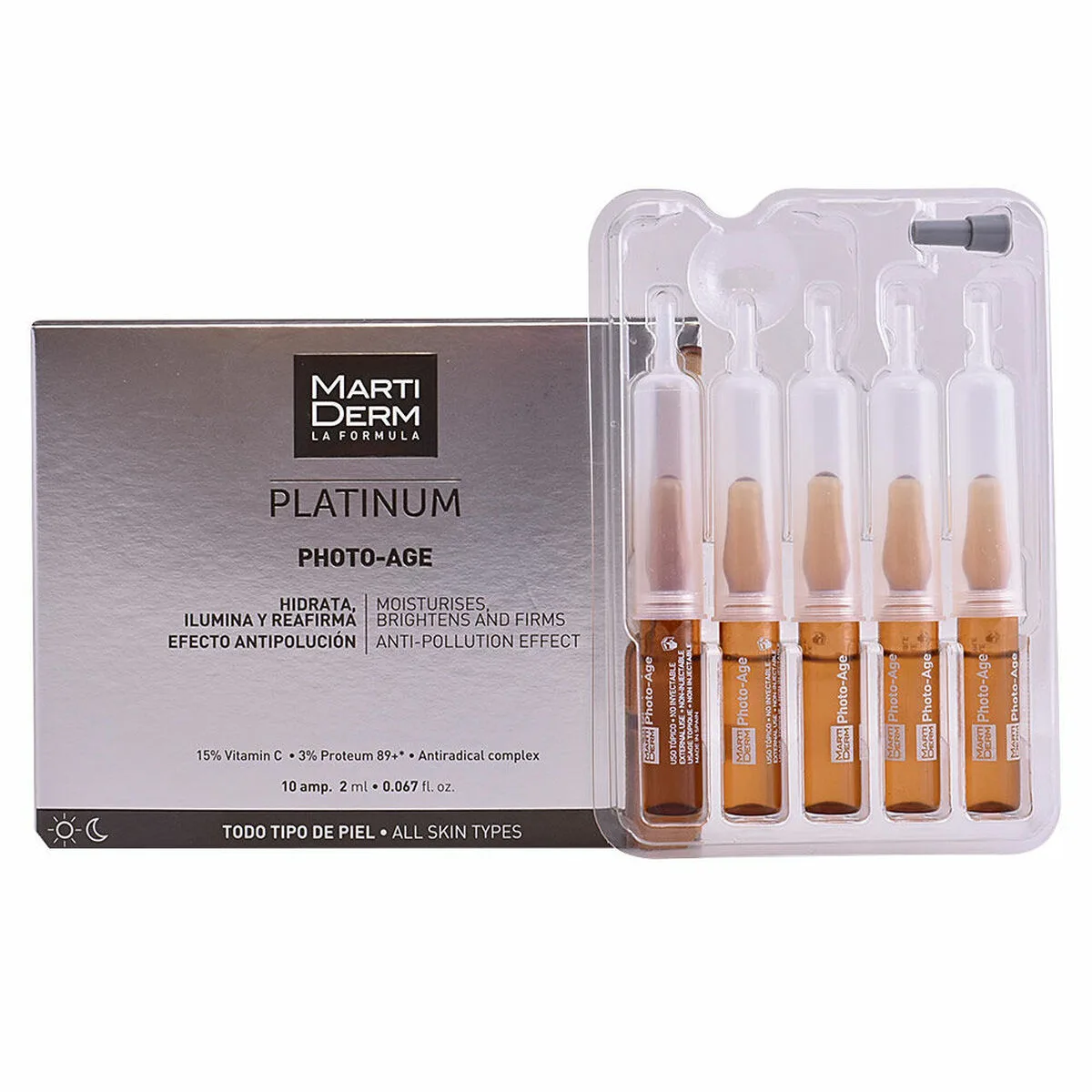 Ampoules martiderm antioxydante 10 x 2 ml m012128183. Innovation, style et qualité : les trois piliers de l'expérience Diaytar.