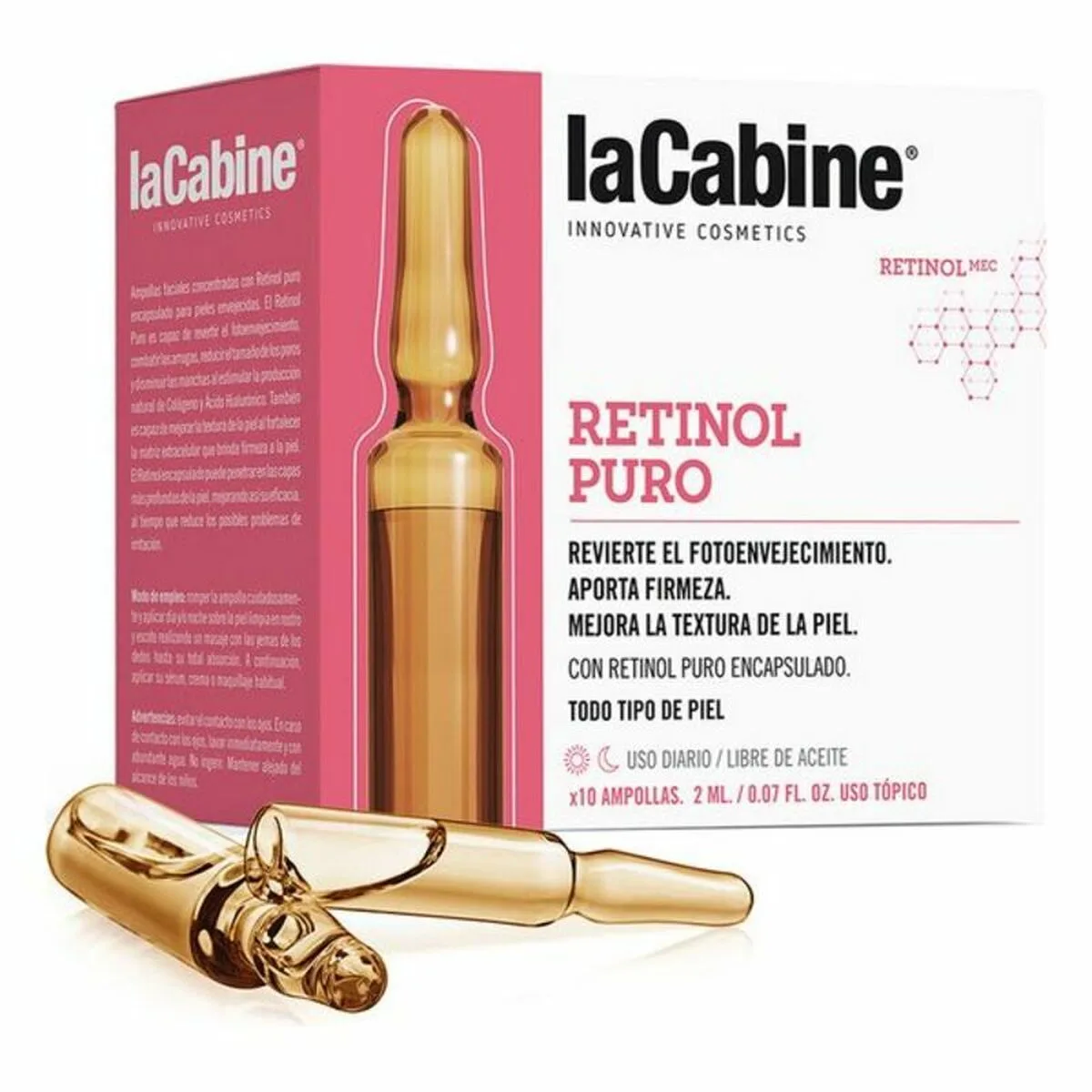 Ampoules retinol puro lacabine 10 x 2 ml s057180269. Diaytar, c'est l'art de la sérendipité appliqué au e-commerce : vous venez pour une chose, vous repartez avec l'objet de vos rêves.