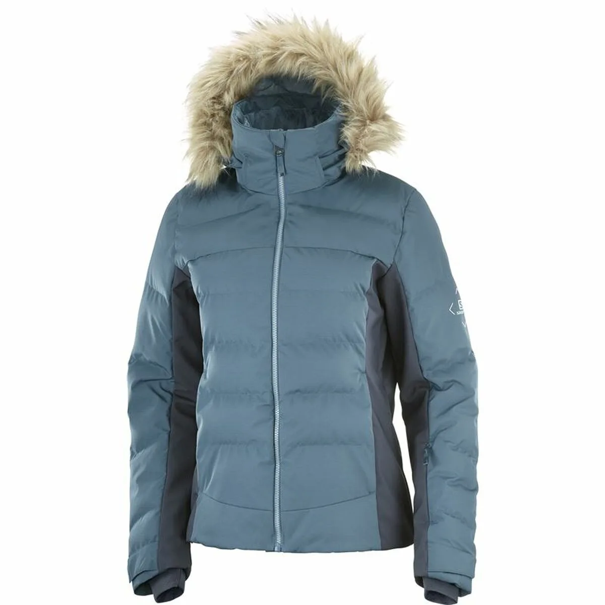Anorak de ski salomon stormcozy femme bleu clair s643272776. Les dernières tendances mode vous attendent chez Diaytar !