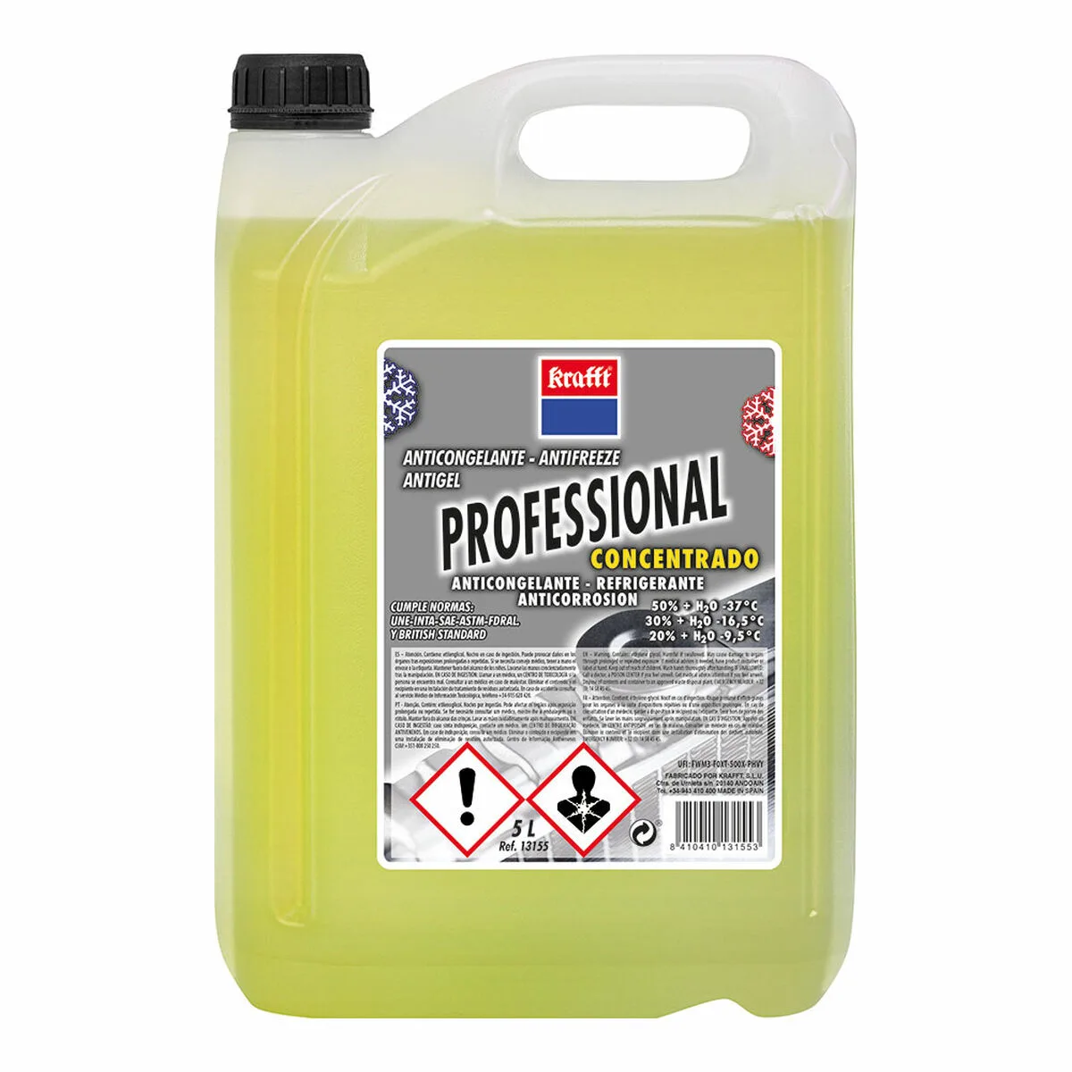 Antigel krafft professional 5 l concentre s792491226. Diaytar, le curateur de votre style de vie moderne, à travers une offre généraliste constamment renouvelée et actualisée