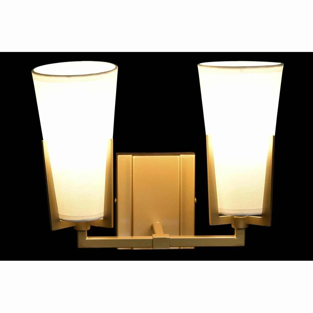 Applique dkd home decor verre dore metal polyester blanc 30 x 18 x 23 cm s303146612. Transformez votre intérieur avec les produits déco Diaytar !