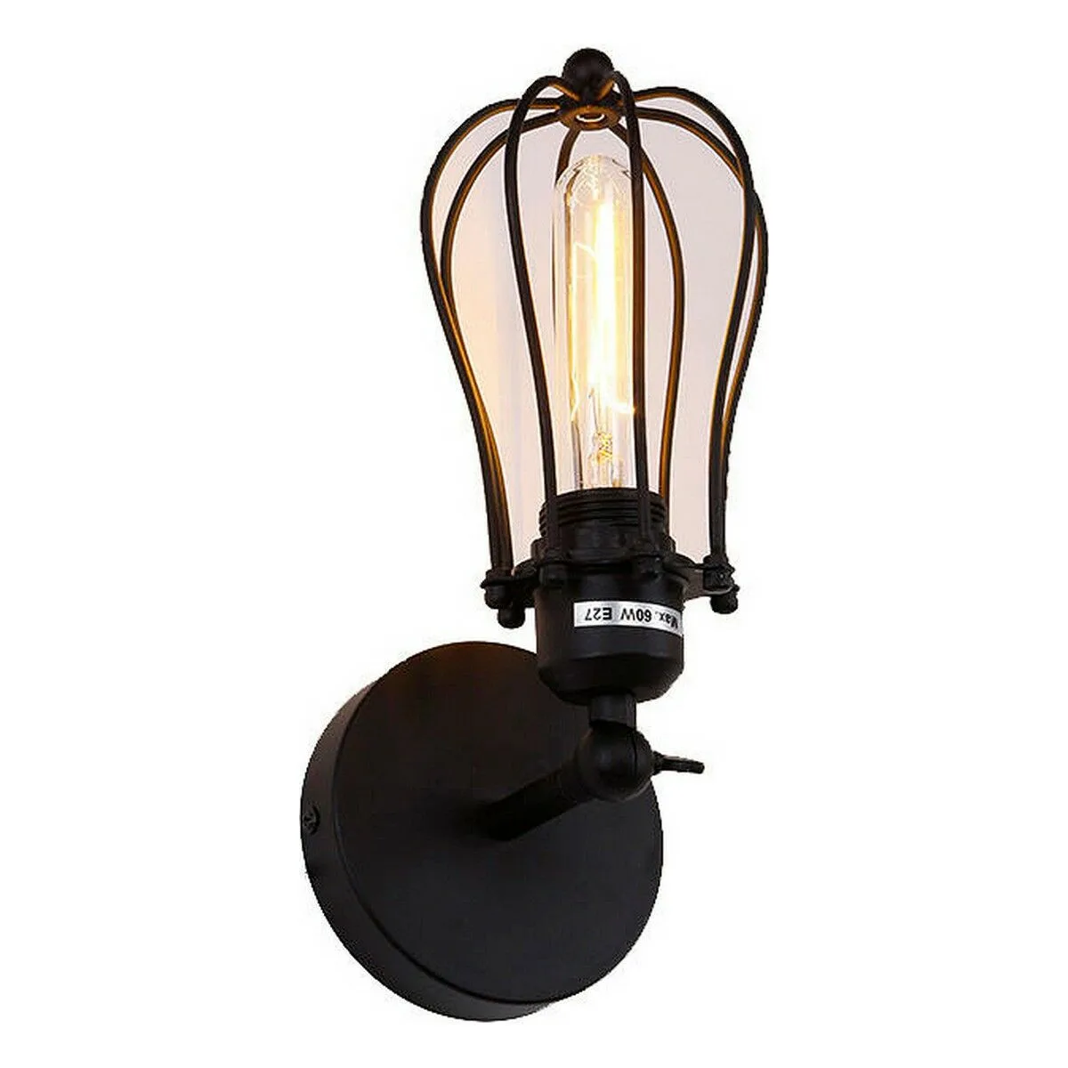 Applique murale edm 32105 noir 60 w vintage 220 240 v 11 x 16 x 32 cm s790075362. Diaytar, c'est votre éditeur de vie. Nous sélectionnons les produits qui deviendront les chapitres essentiels de votre quotidien.