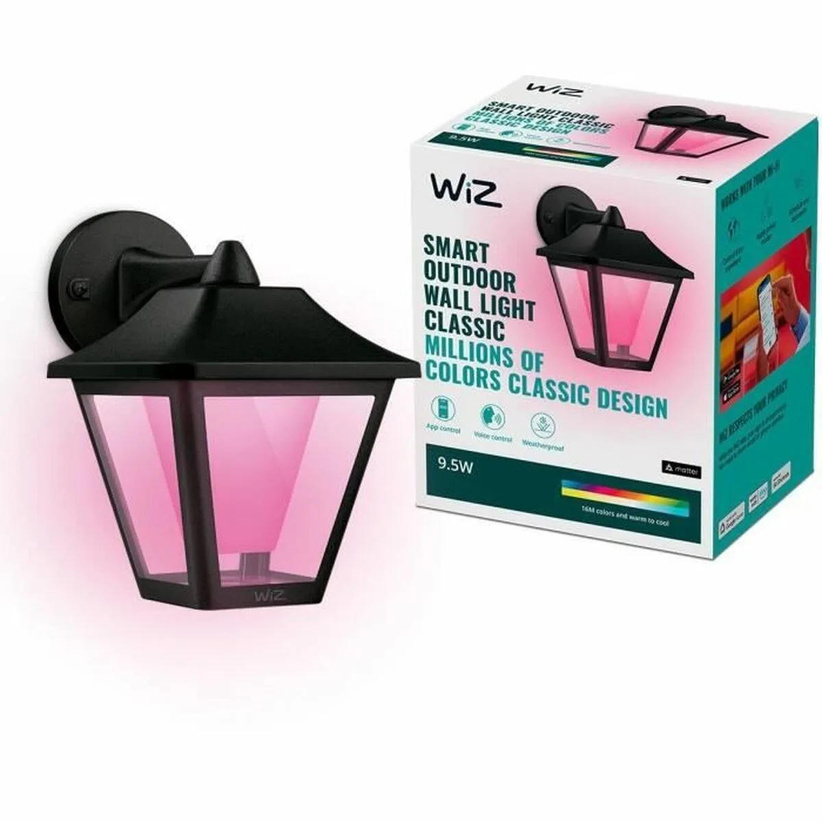 Applique murale wiz multicouleur 8 w metal wi fi 16 cm rgb s719844387. Plongez dans l'univers Diaytar où chaque produit raconte une histoire.