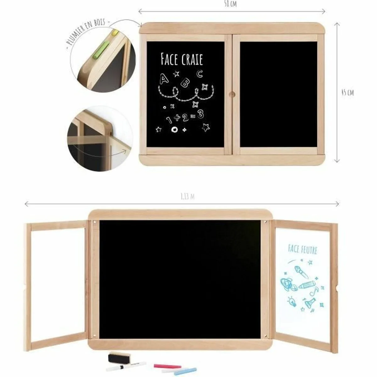 Ardoise double face jeujura s7101907380. Soyez à la pointe de la tendance et de la technologie avec Diaytar, votre partenaire pour un shopping généraliste avisé