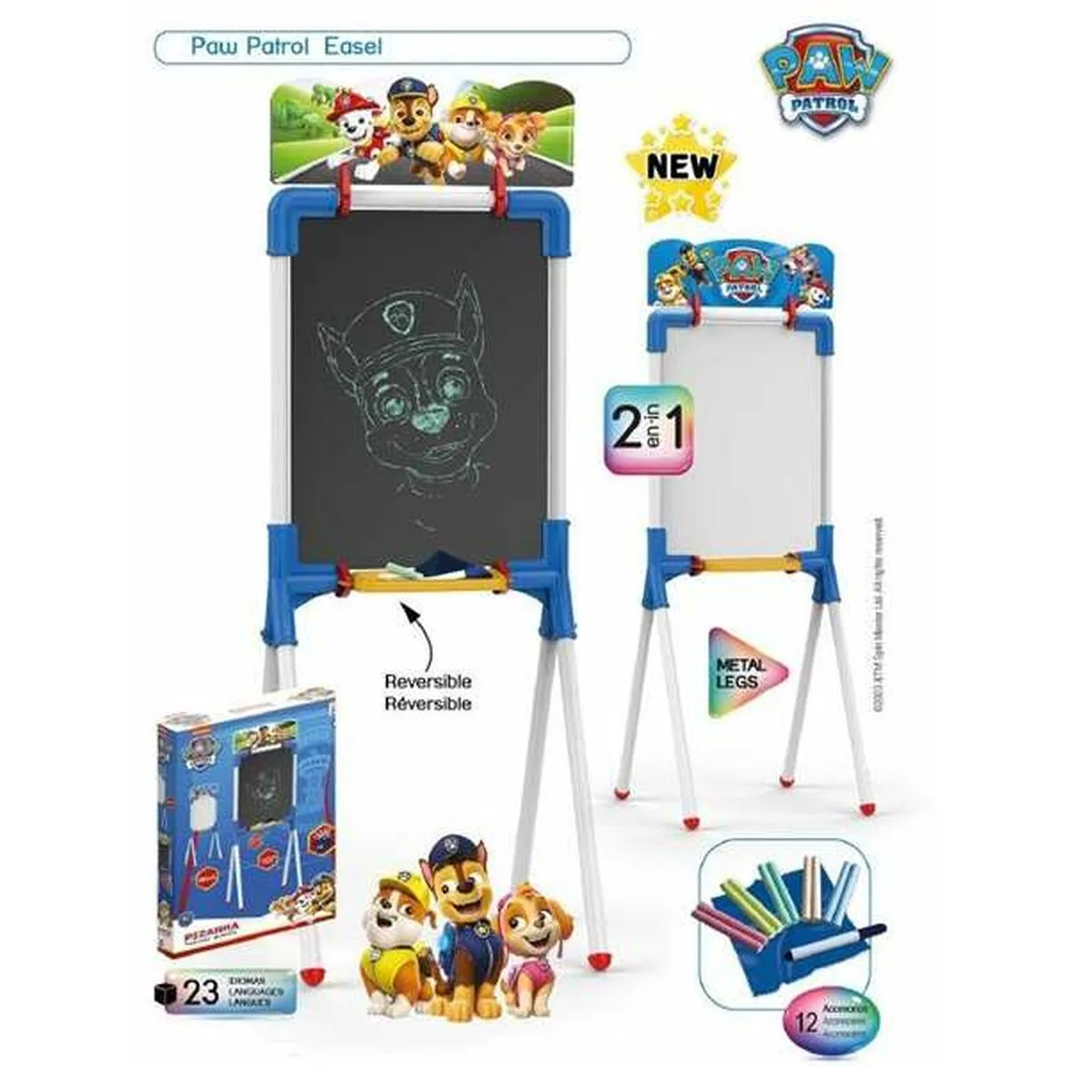 Ardoise double face the paw patrol 37 x 32 x 98 cm s242963744. Chez Diaytar, chaque détail compte pour votre satisfaction totale.