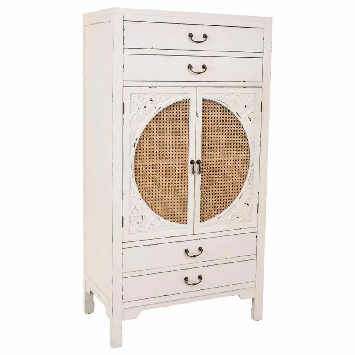 Armoire alexandra house living blanc rotin bois d epicea bois mdf 40 x 135 x 70 cm d163159168. Diaytar : Le curateur de votre quotidien. Des produits soigneusement choisis pour leur originalité et leur utilité