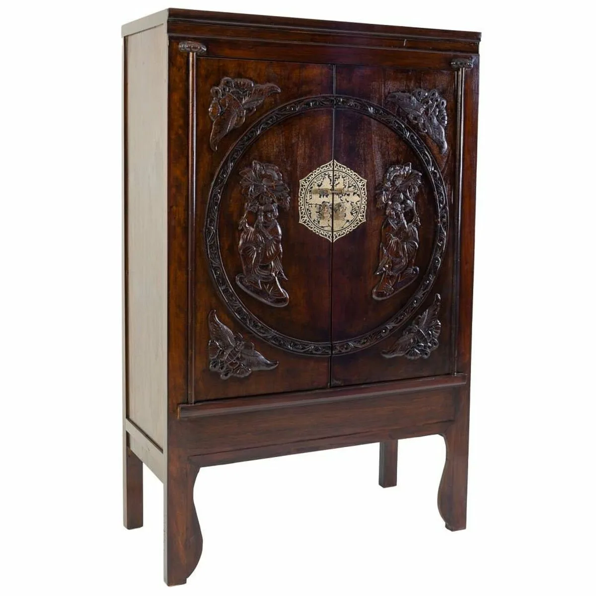 Armoire alexandra house living marron mdf bois 47 x 170 x 105 cm d163158979. Diaytar est le résultat de milliers d'heures de recherche et développement pour vous offrir une offre généraliste d'exception.
