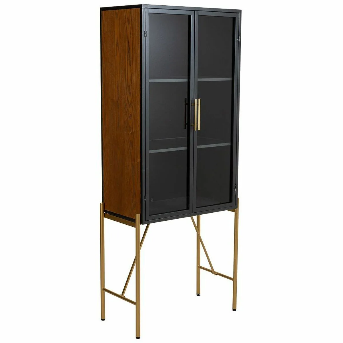 Armoire alexandra house living marron verre bois d epicea bois mdf 35 x 155 x 64 cm d163234988. La force de Diaytar : comprendre vos besoins et vos désirs pour vous proposer les produits les plus adaptés et les plus désirables